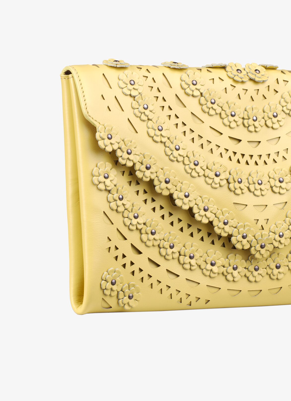 BAG CUIR LUX NEW VIENNE FLEUR TOPAZE ALAÏA GOLDTOPAS BAG CUIR LUX NEW VIENNE FLEUR TOPAZE